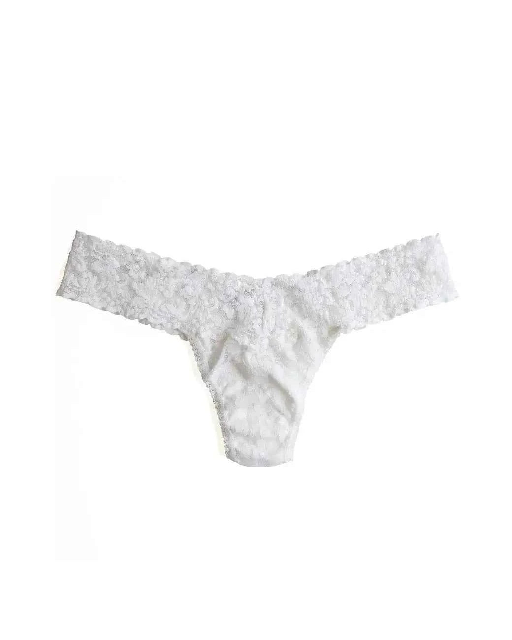 Hanky Panky Women's Signature Stretch Lace Original Rise Thong One Size Fits Most