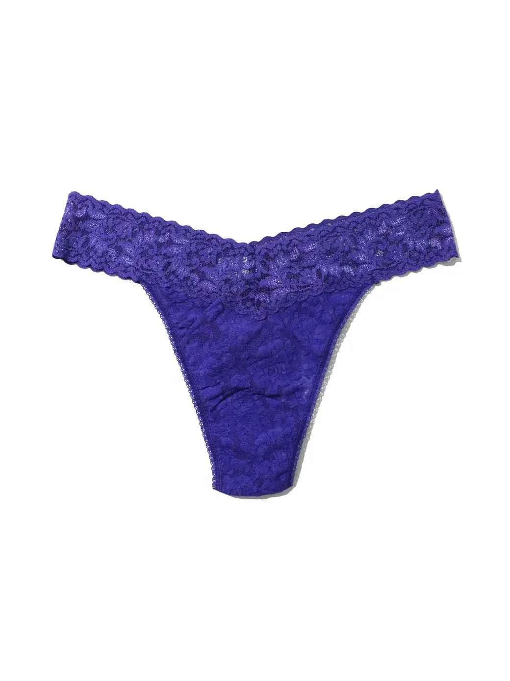 Hanky Panky Women's Signature Stretch Lace Original Rise Thong One Size Fits Most