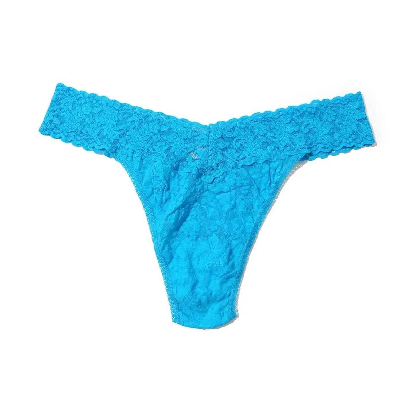 Hanky Panky Women's Signature Stretch Lace Original Rise Thong One Size Fits Most