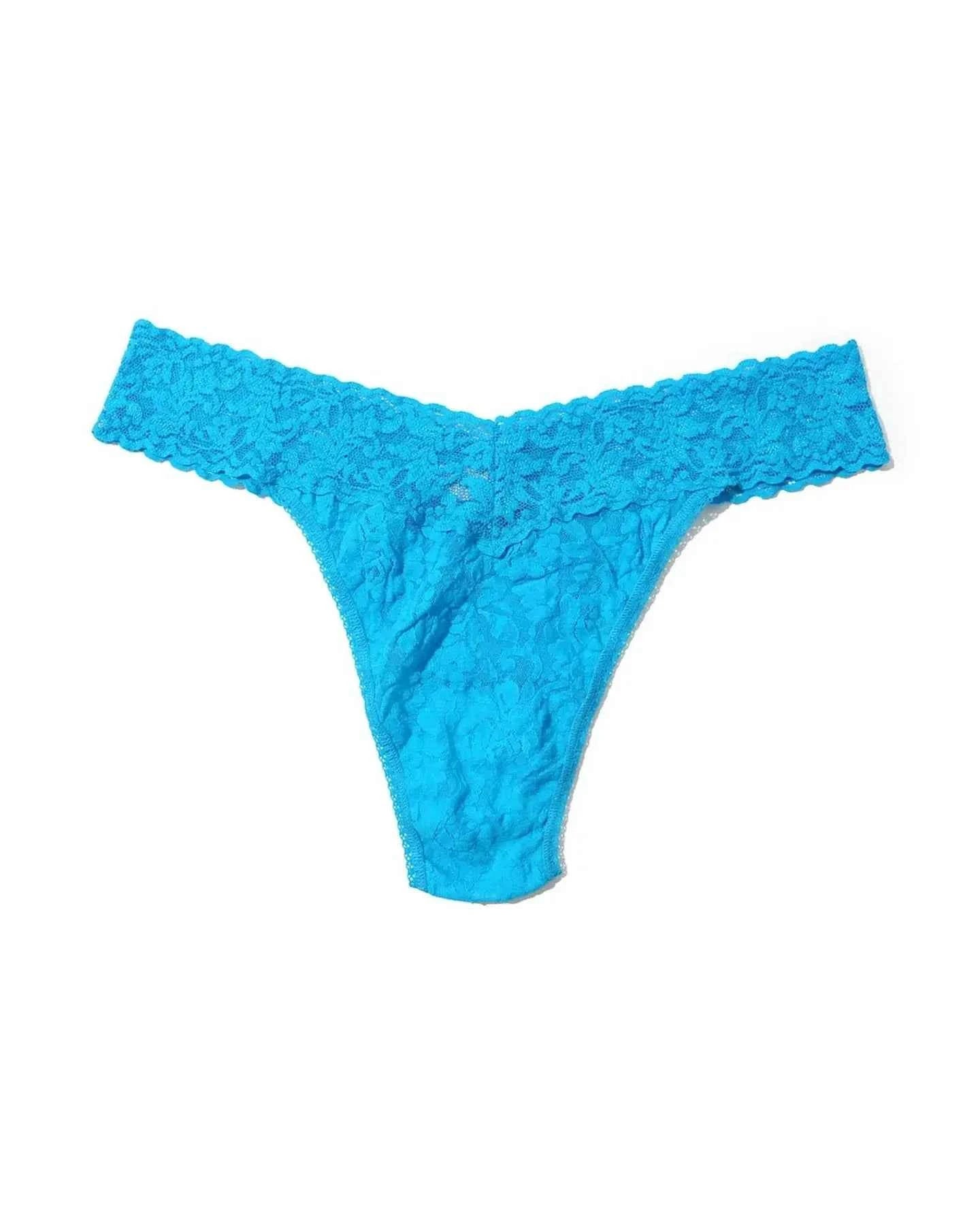 Hanky Panky Women's Signature Stretch Lace Original Rise Thong One Size Fits Most