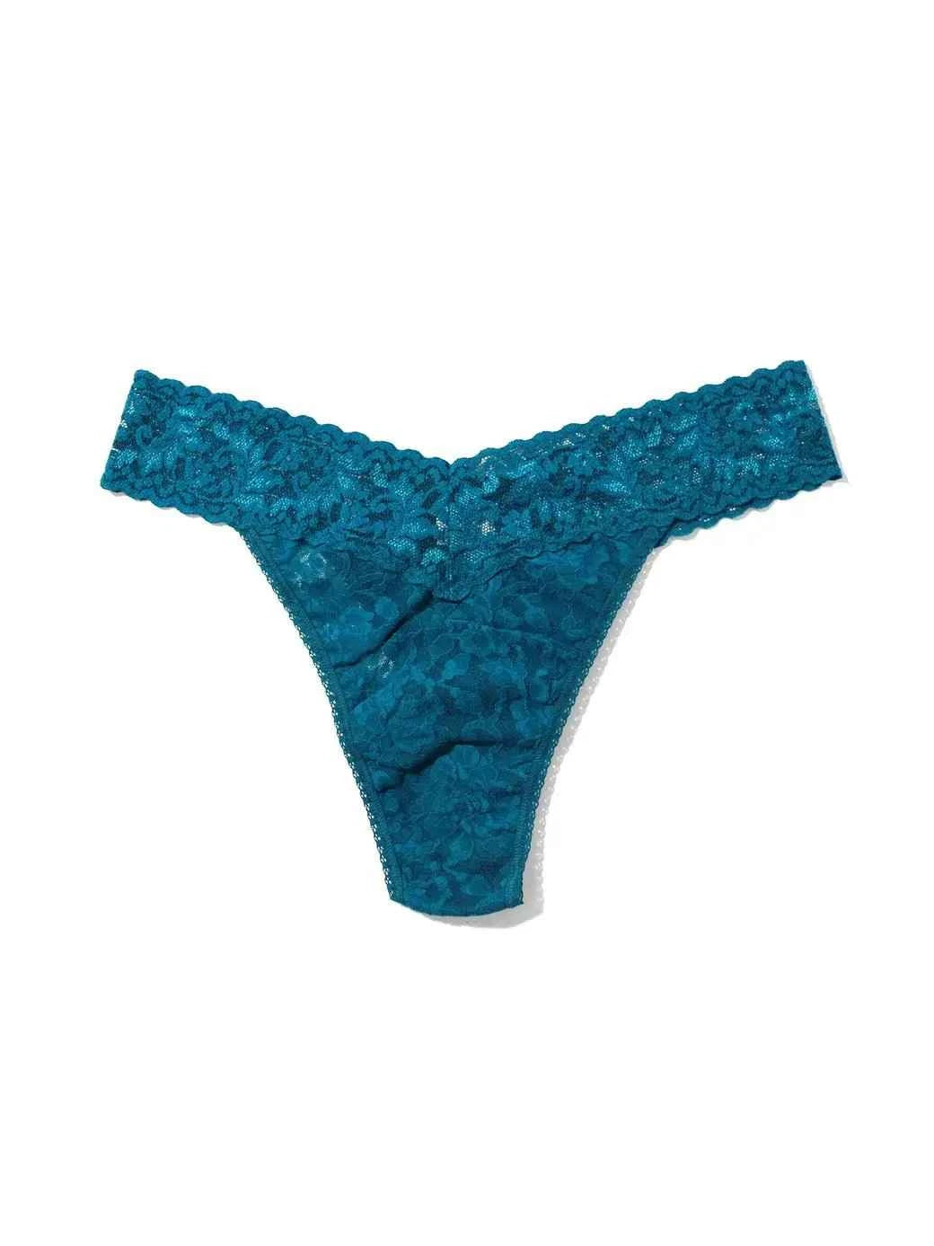 Hanky Panky Women's Signature Stretch Lace Original Rise Thong One Size Fits Most