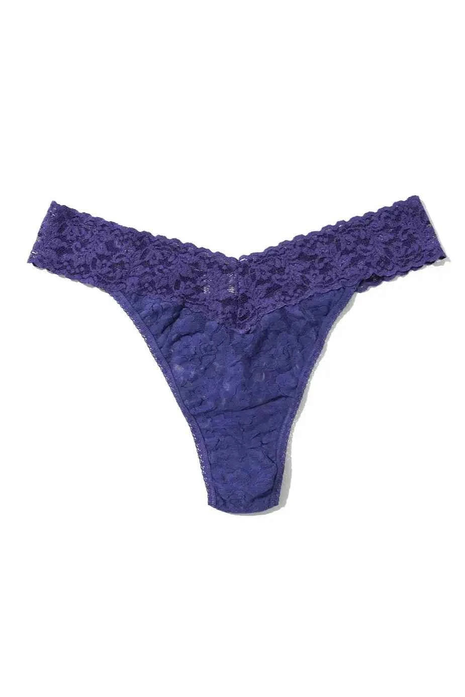 Hanky Panky Women's Signature Stretch Lace Original Rise Thong One Size Fits Most