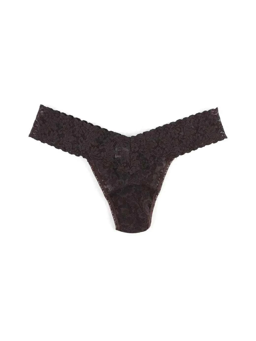 Hanky Panky Women's Signature Stretch Lace Original Rise Thong One Size Fits Most
