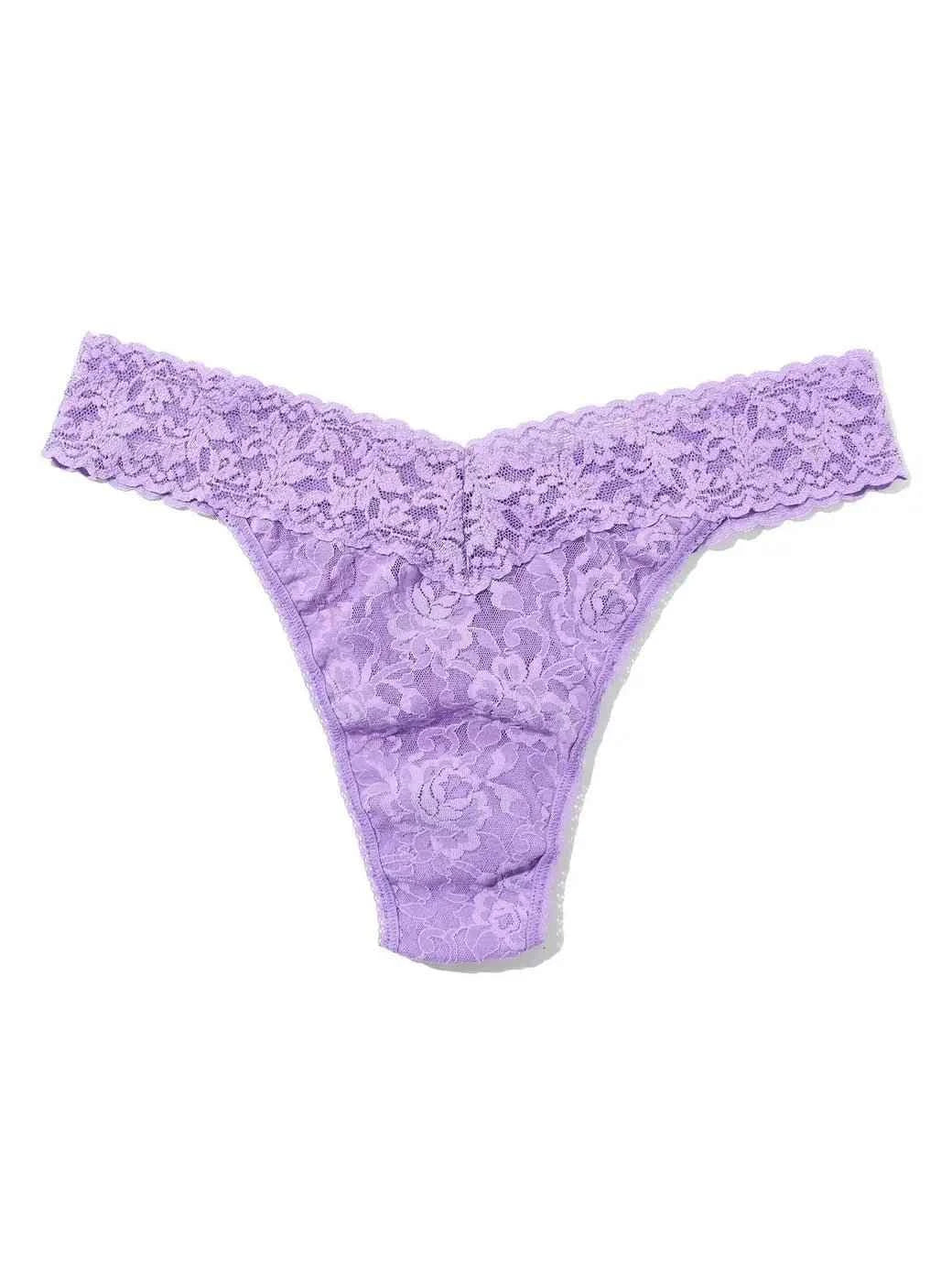 Hanky Panky Women's Signature Stretch Lace Original Rise Thong One Size Fits Most