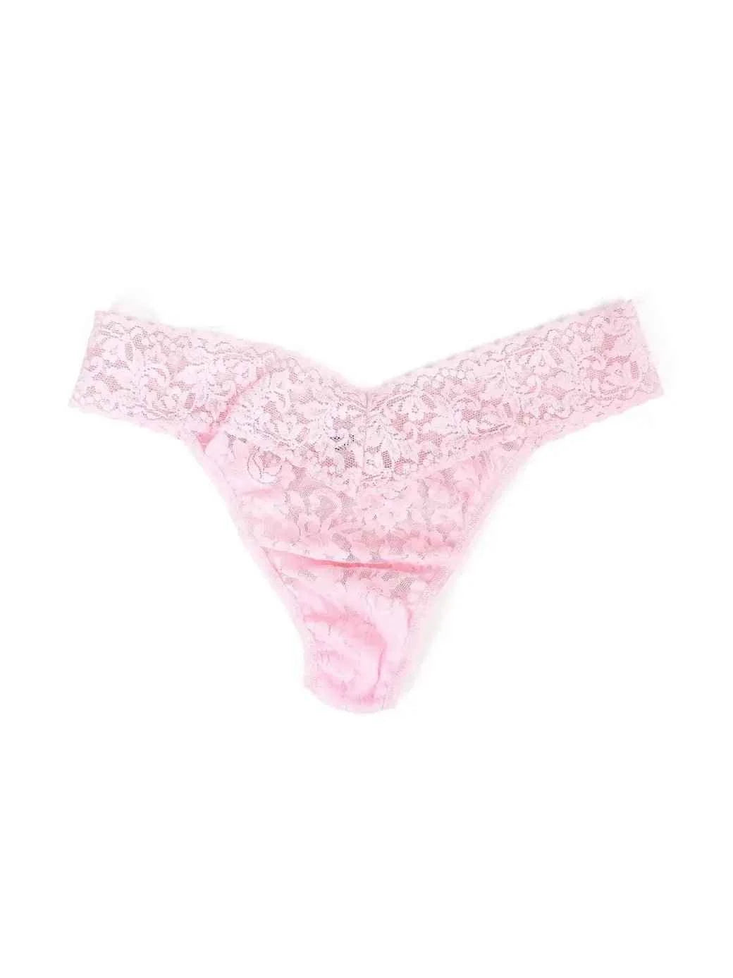 Hanky Panky Women's Signature Stretch Lace Original Rise Thong One Size Fits Most