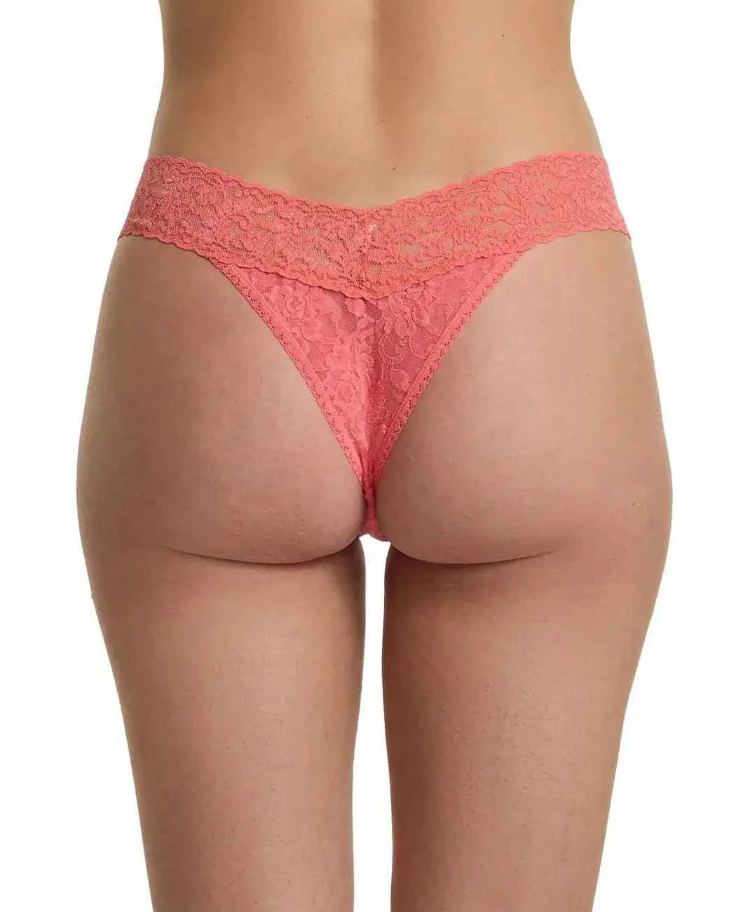 Hanky Panky Women's Signature Stretch Lace Original Rise Thong One Size Fits Most