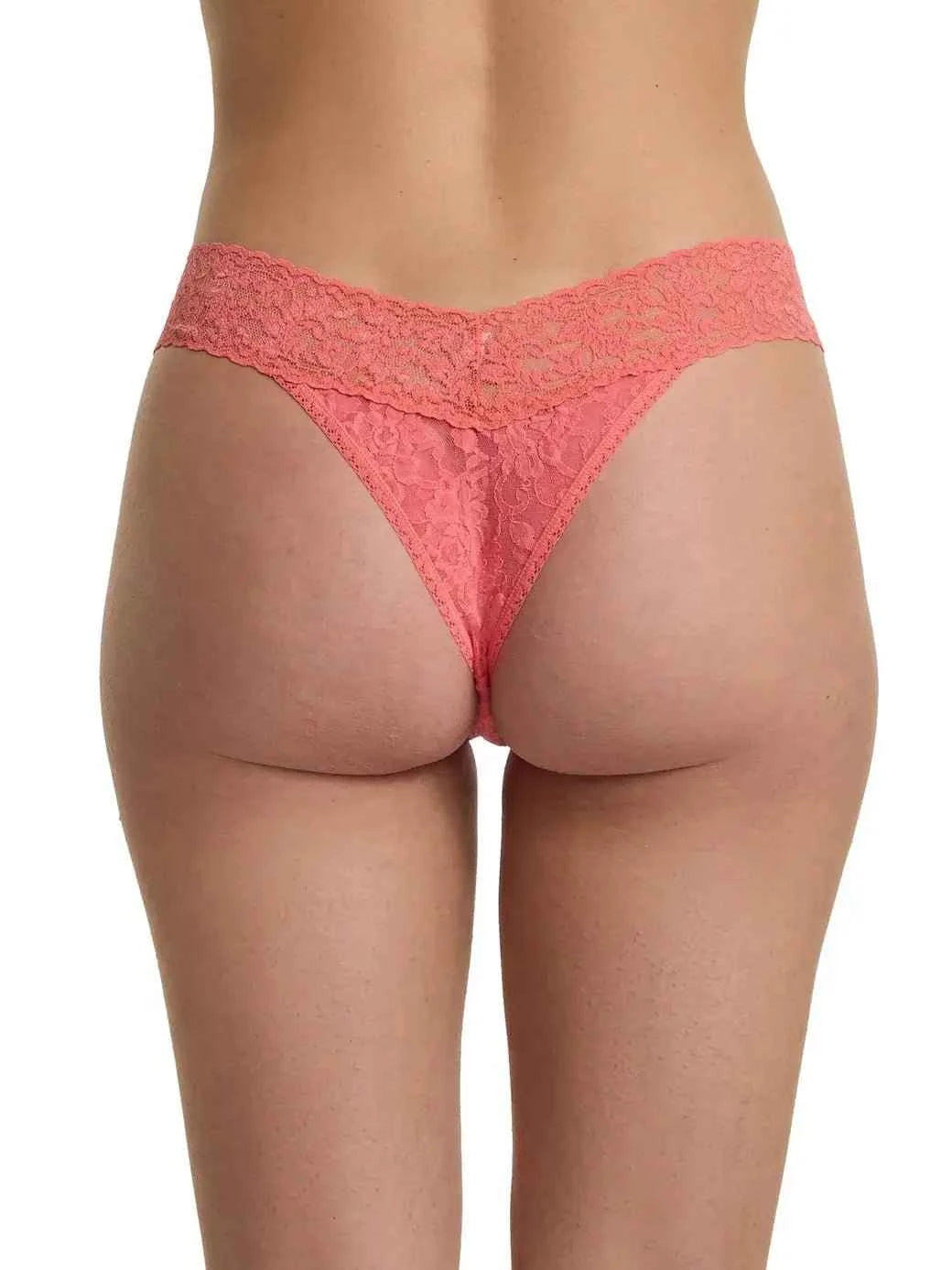 Hanky Panky Women's Signature Stretch Lace Original Rise Thong One Size Fits Most