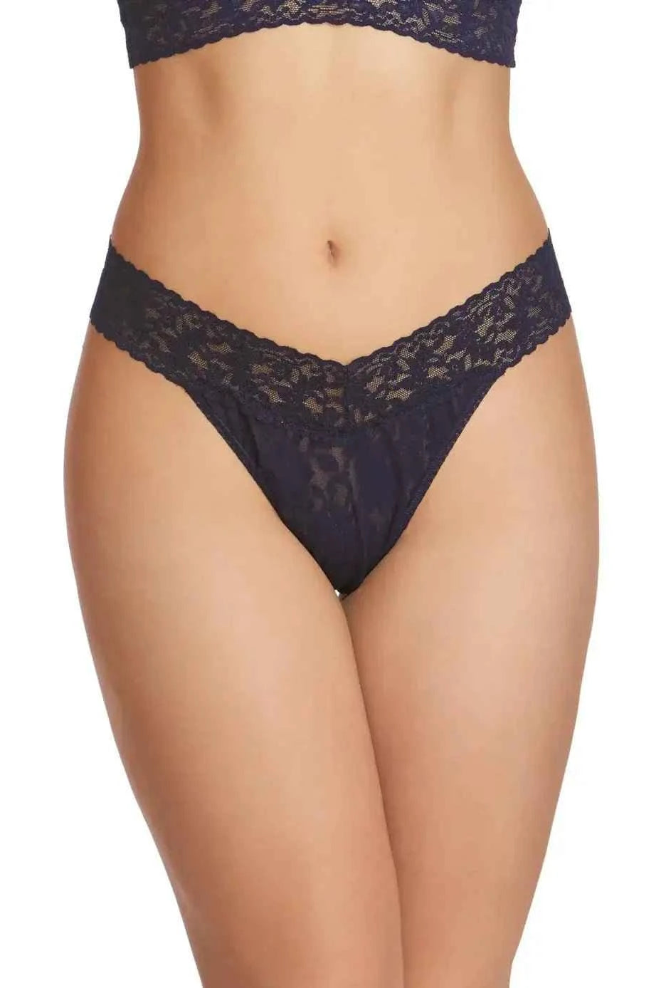 Hanky Panky Women's Signature Stretch Lace Original Rise Thong One Size Fits Most