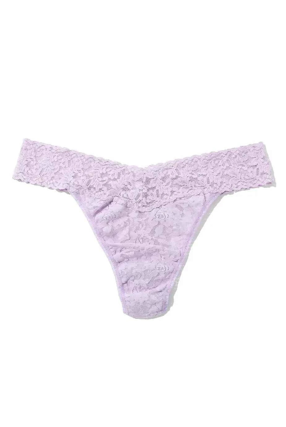 Hanky Panky Women's Signature Stretch Lace Original Rise Thong One Size Fits Most