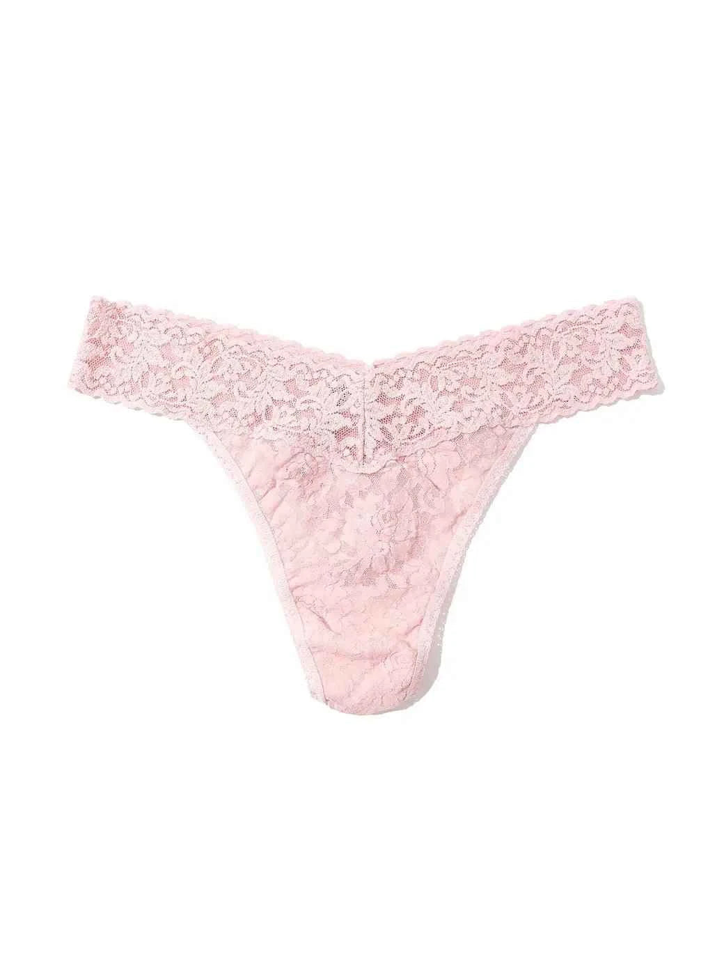 Hanky Panky Women's Signature Stretch Lace Original Rise Thong One Size Fits Most