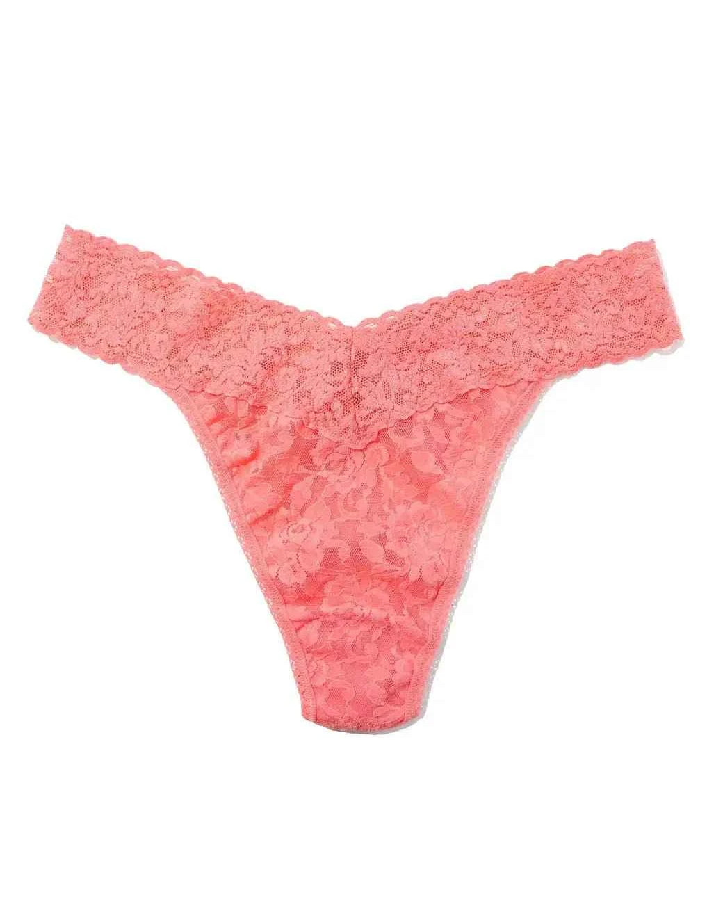 Hanky Panky Women's Signature Stretch Lace Original Rise Thong One Size Fits Most