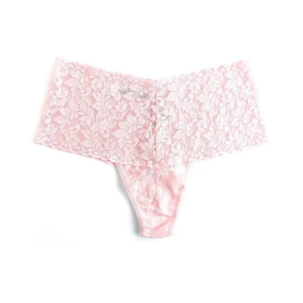 Hanky Panky Retro Thong flat lay – elegant lace underwear