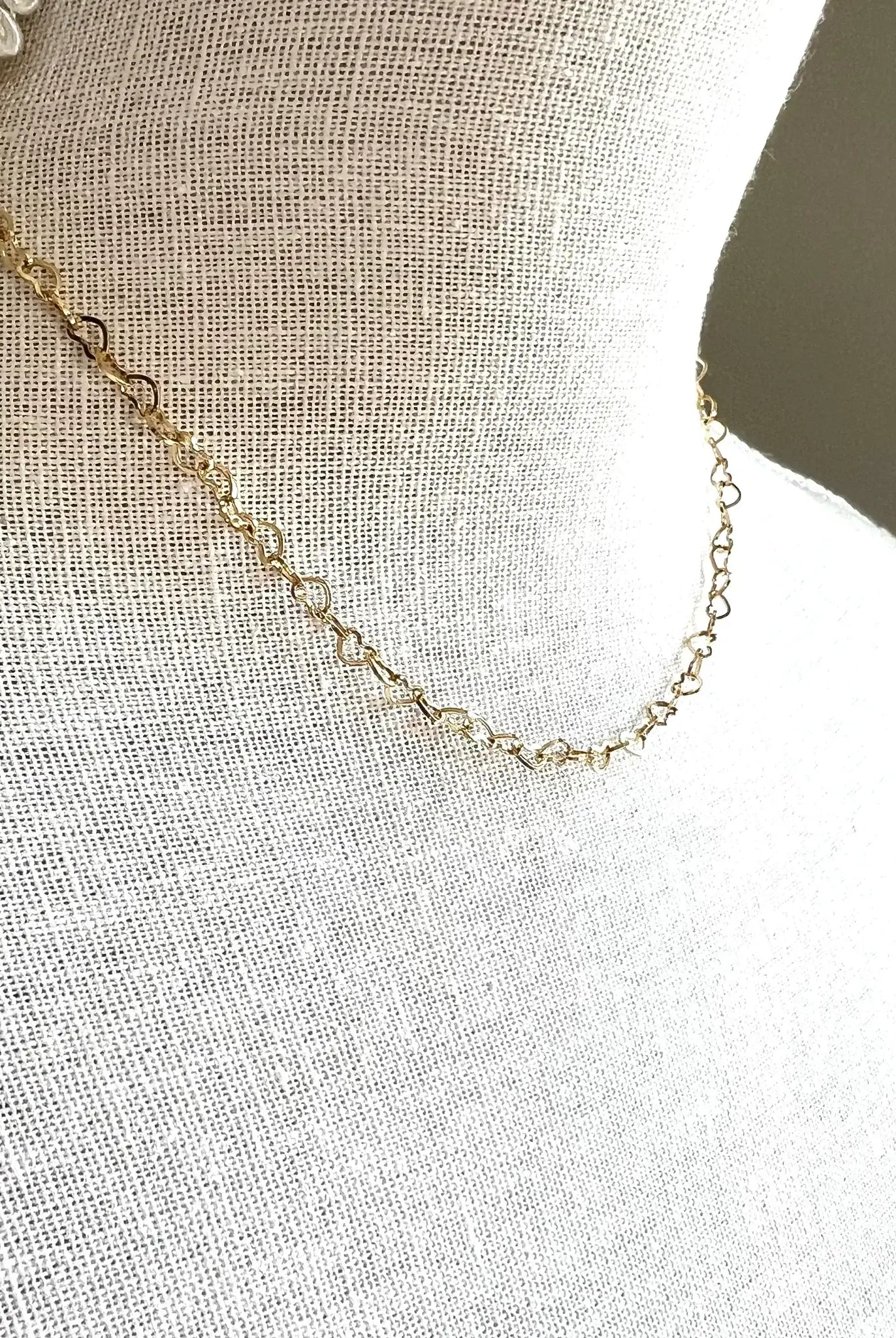 heart chain necklace royce and oak