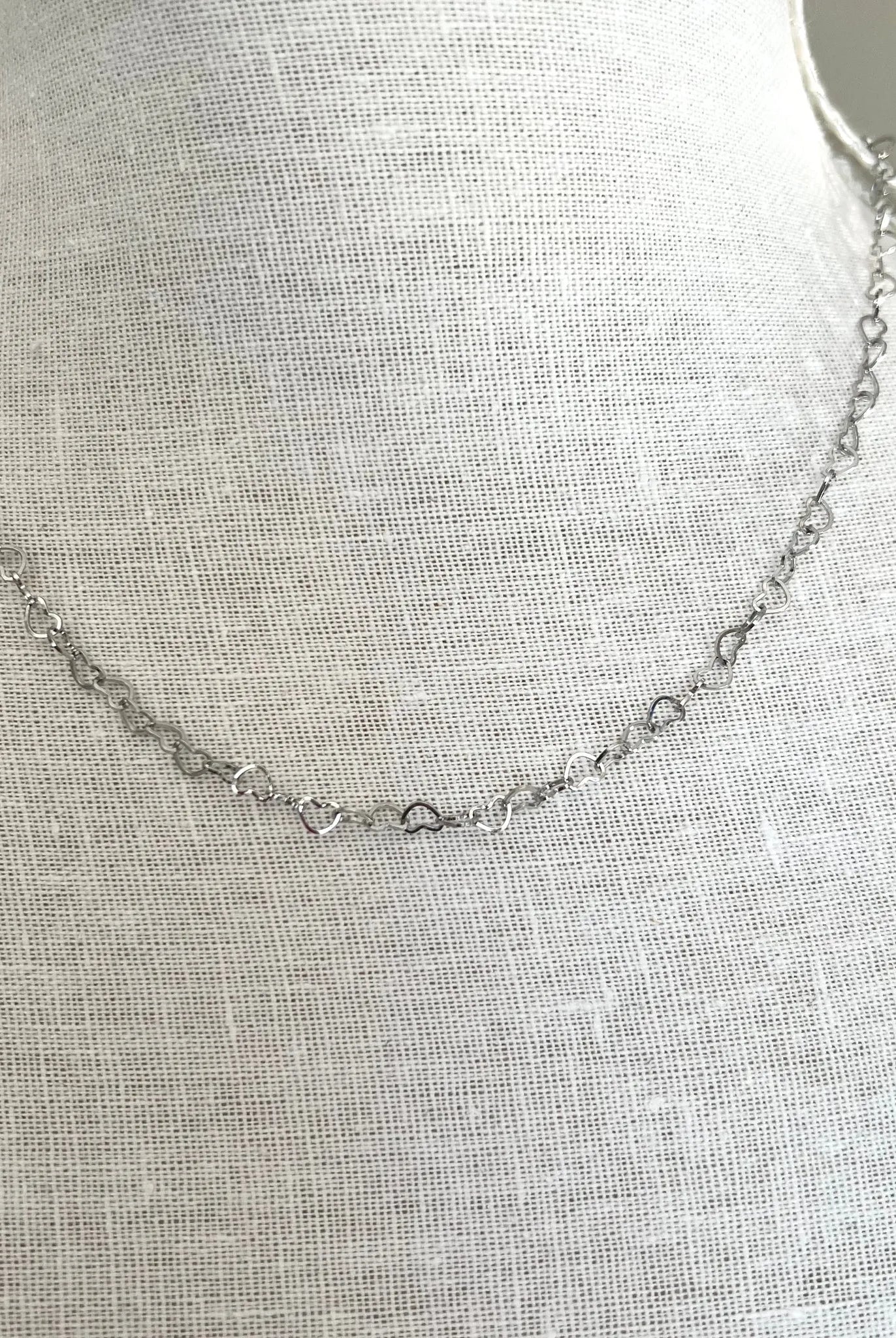 heart chain necklace royce and oak