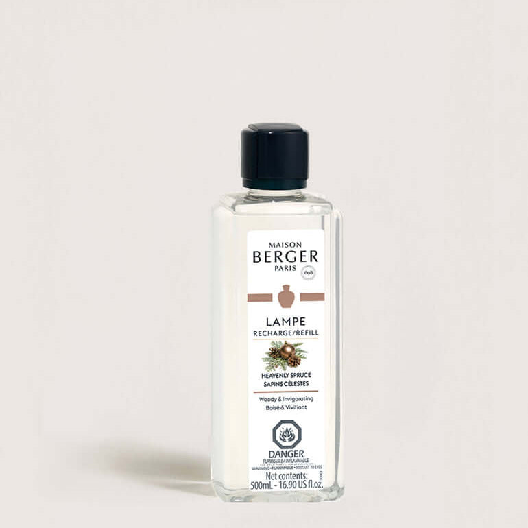 Maison Berger Paris Heavenly Spruce Fragrance Refill 500ml bottle — Cloud Nine Pajamas Edmonton