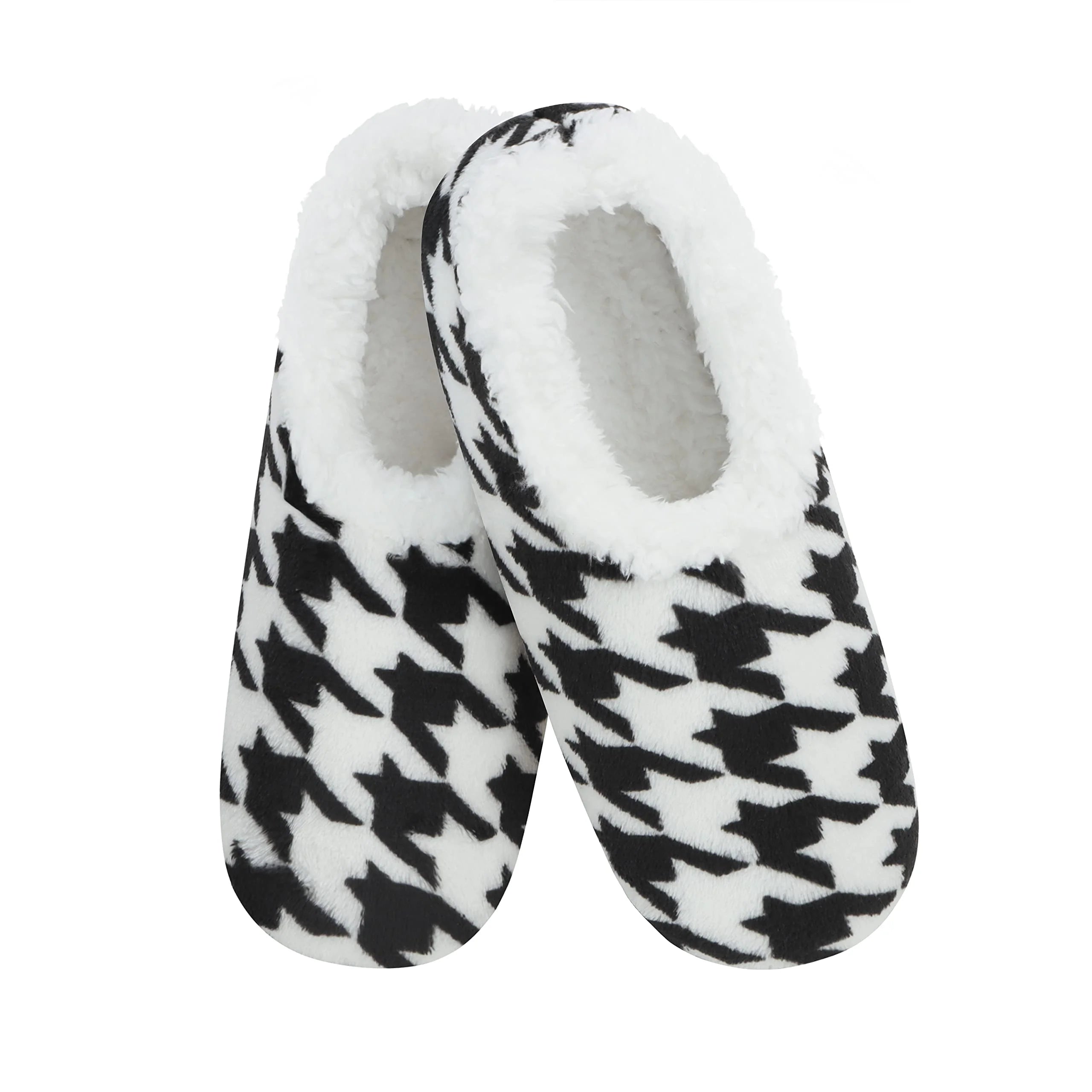 Snoozies Plush Cozy Slipper Socks with Memory Foam & Thick Sherpa Lining