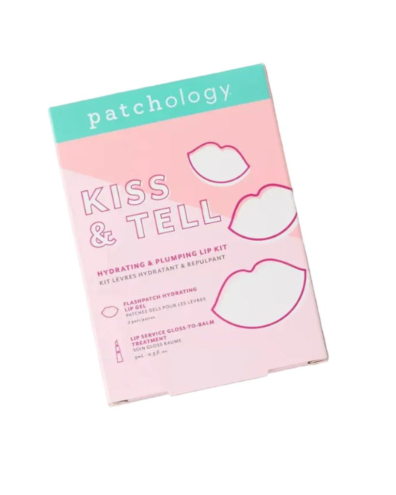 Patchology Kiss and Tell hydrating lip gel gloss to balm kit