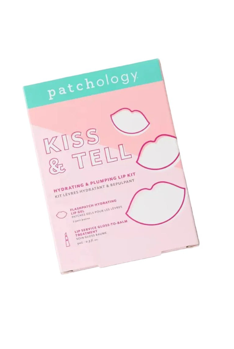 Patchology Kiss and Tell hydrating lip gel gloss to balm kit