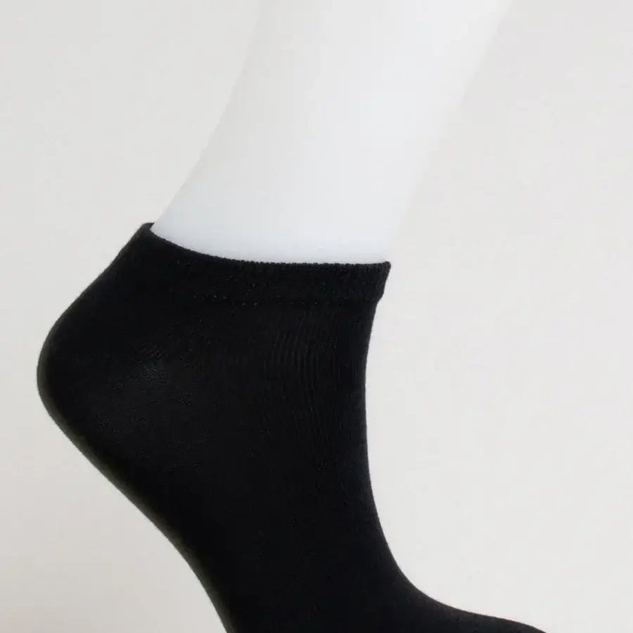 Ladies Bamboo Ankle Socks shown in black, soft and moisture-wicking, ideal for active lifestyles.
