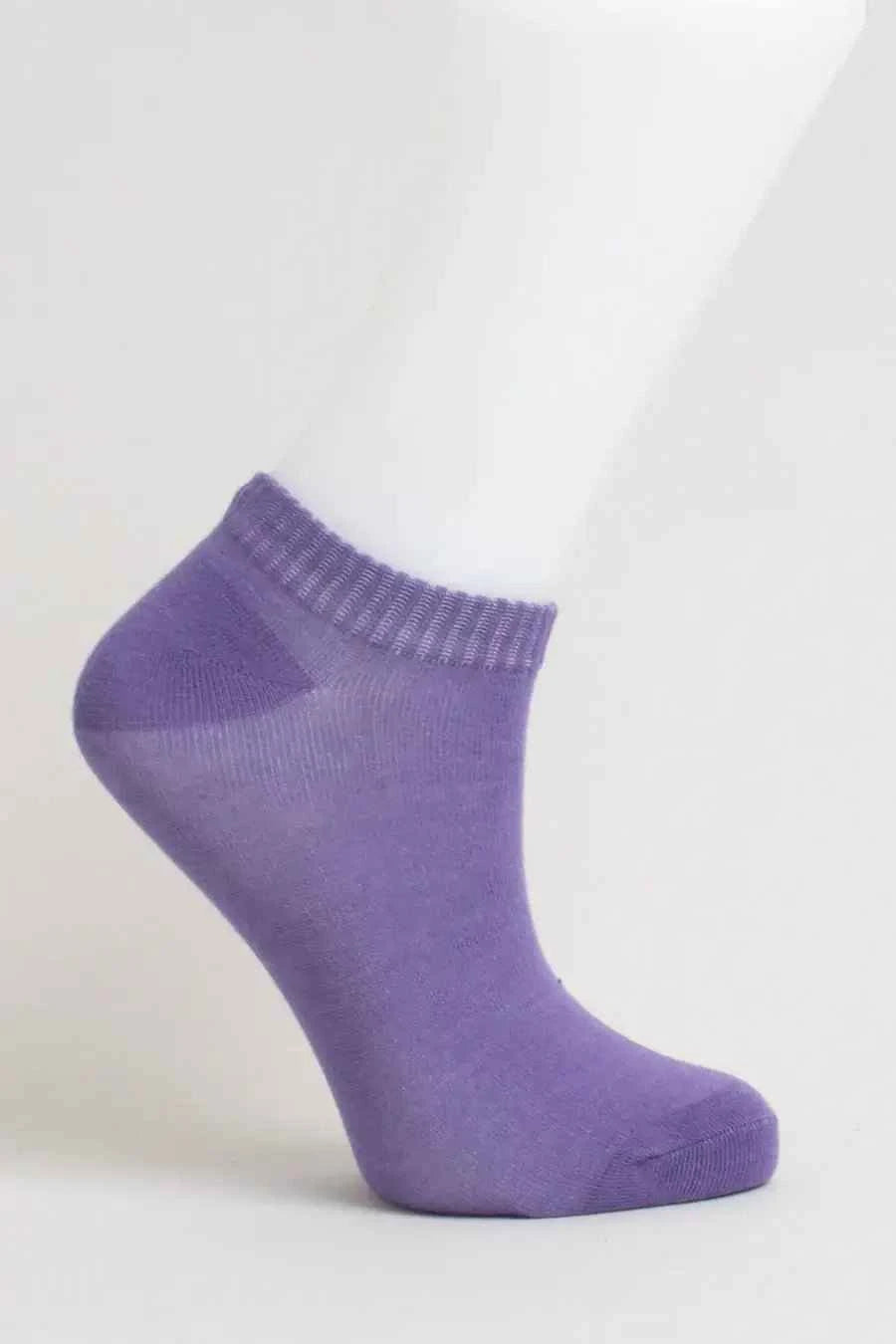 Ladies Bamboo Ankle Socks – Soft, Moisture-Wicking Trainer Socks