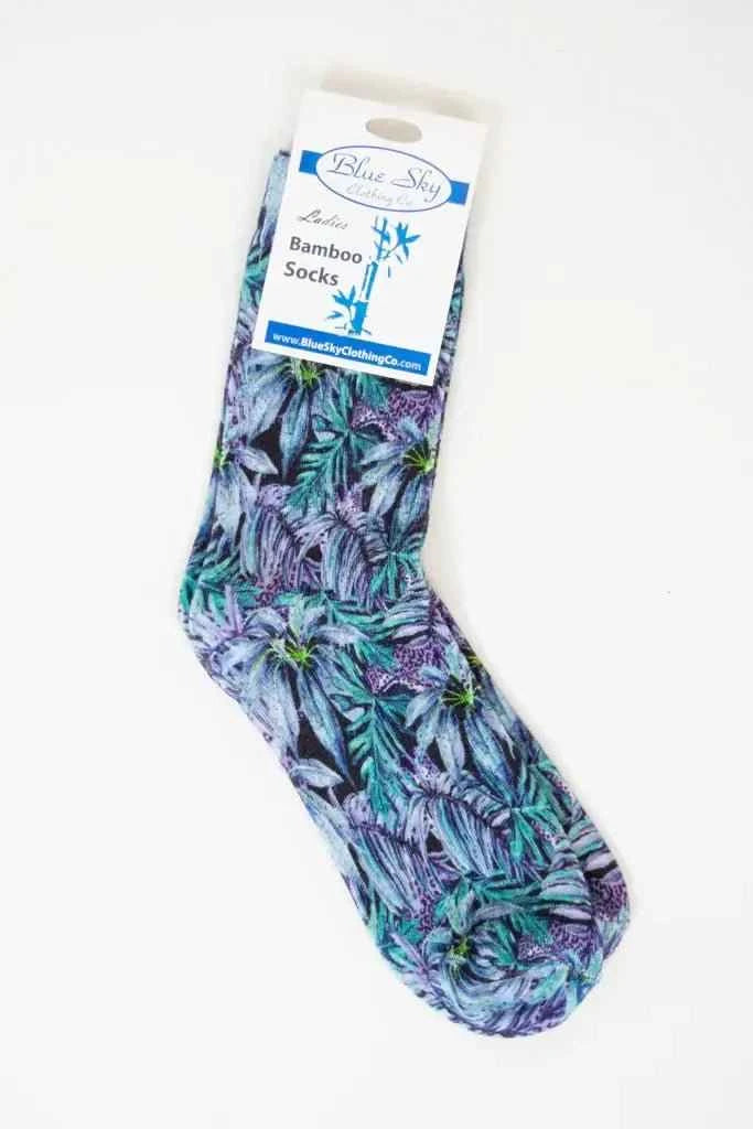 Ladies Bamboo Crew Dress Socks – Antibacterial | Moisture-Wicking