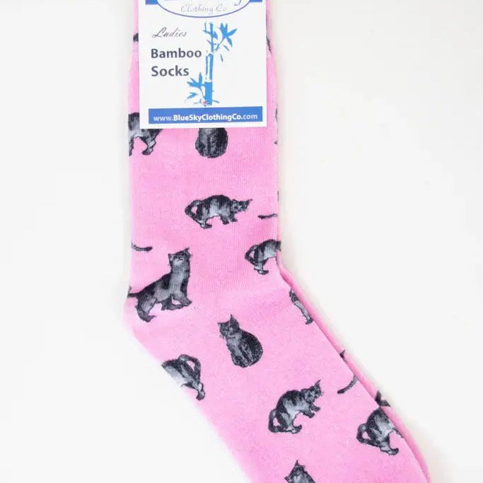 Ladies Bamboo Crew Dress Socks