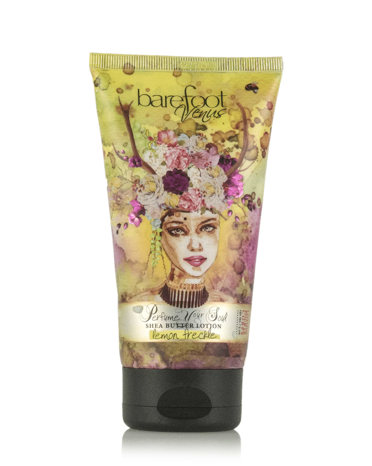Barefoot Venus Lemon Freckle Body Lotion 150ml tube vanilla lemon scent — Cloud Nine Pajamas Edmonton