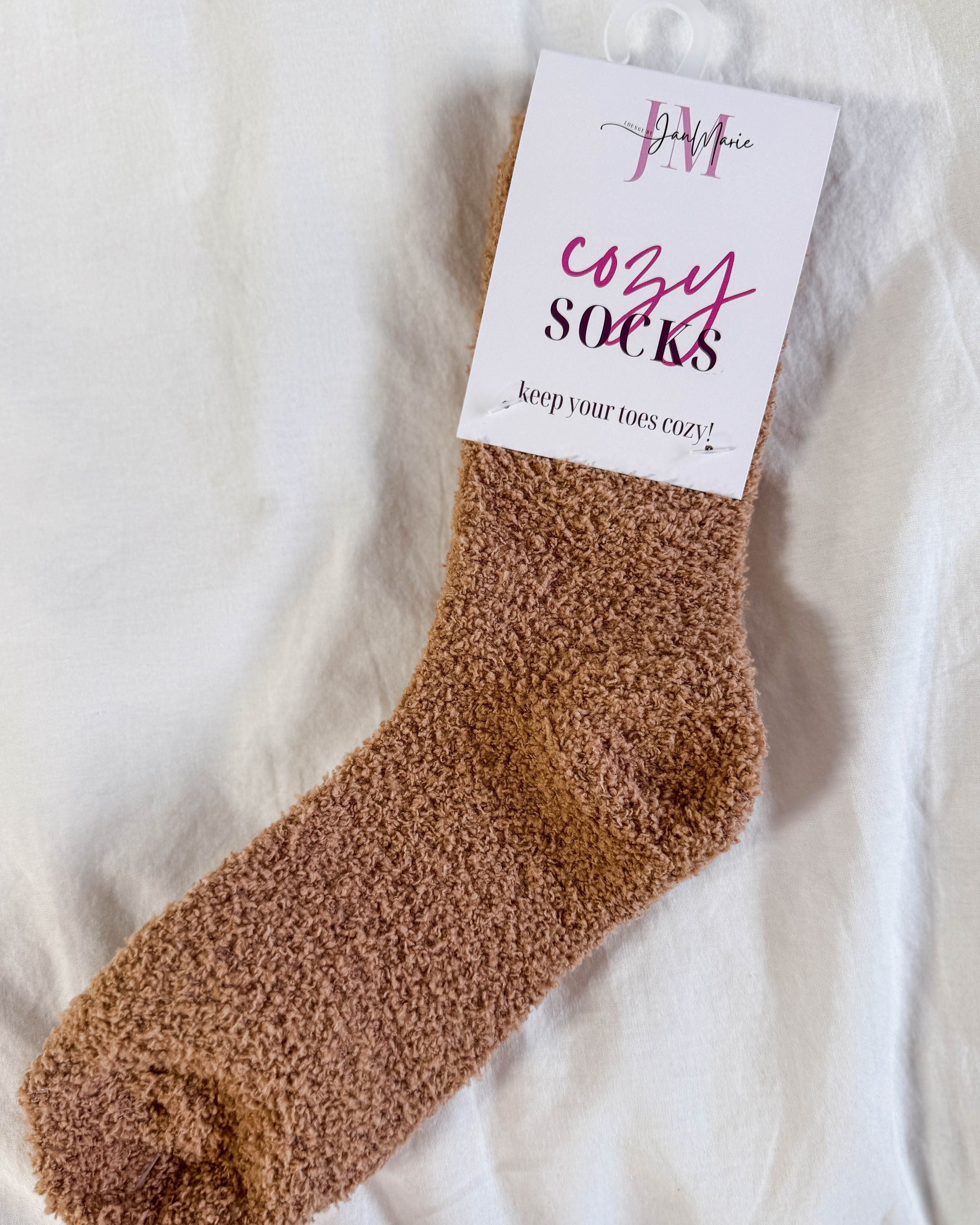 Lounge By Jan Marie Cozy Cabin Socks in polyester, in mocha
