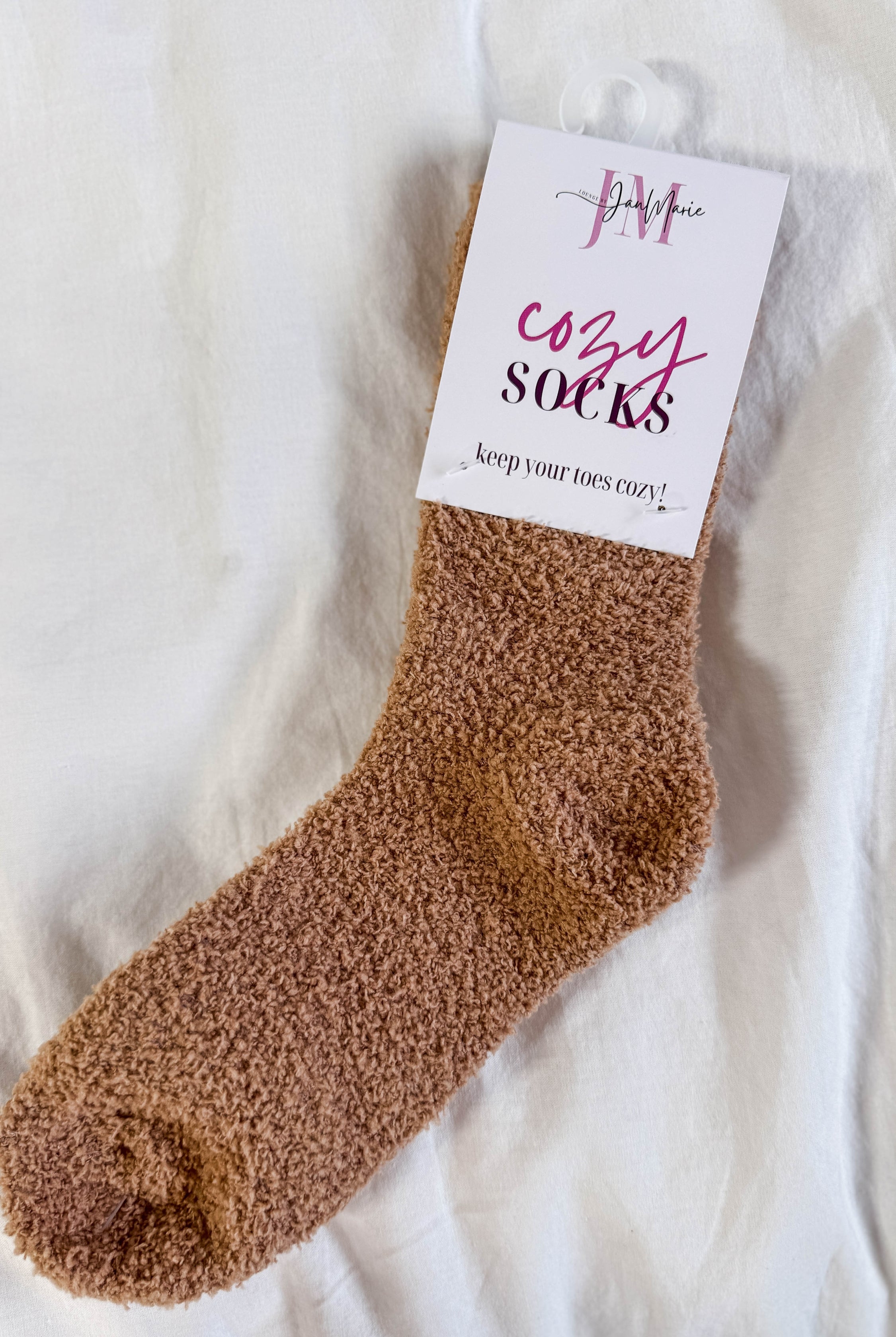 Lounge By Jan Marie Cozy Cabin Socks in polyester, in mocha