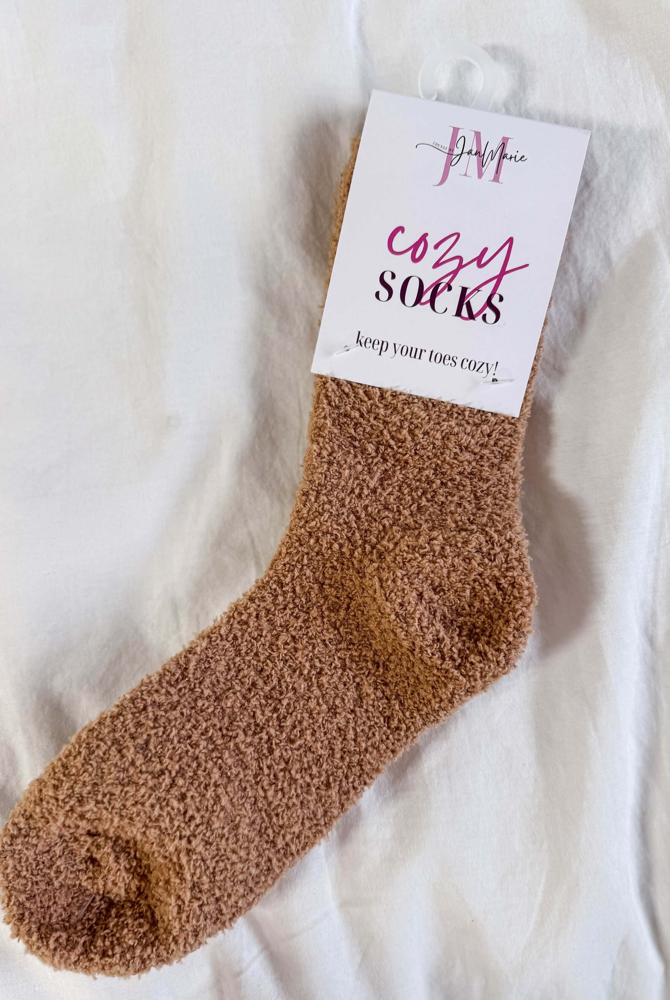 Lounge By Jan Marie Cozy Cabin Socks in polyester, in mocha