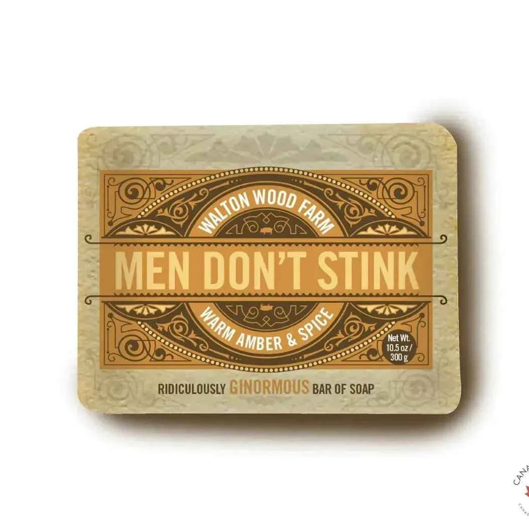 Men Don't Stink Giant Bar | Walton Wood Farms
