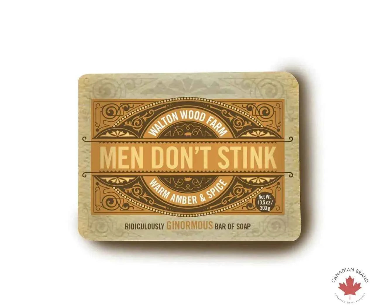Men Don't Stink Giant Bar | Walton Wood Farms