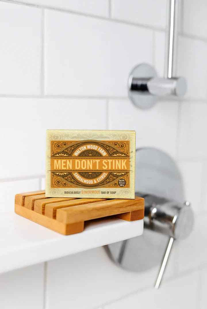 Men Don't Stink Giant Bar | Walton Wood Farms