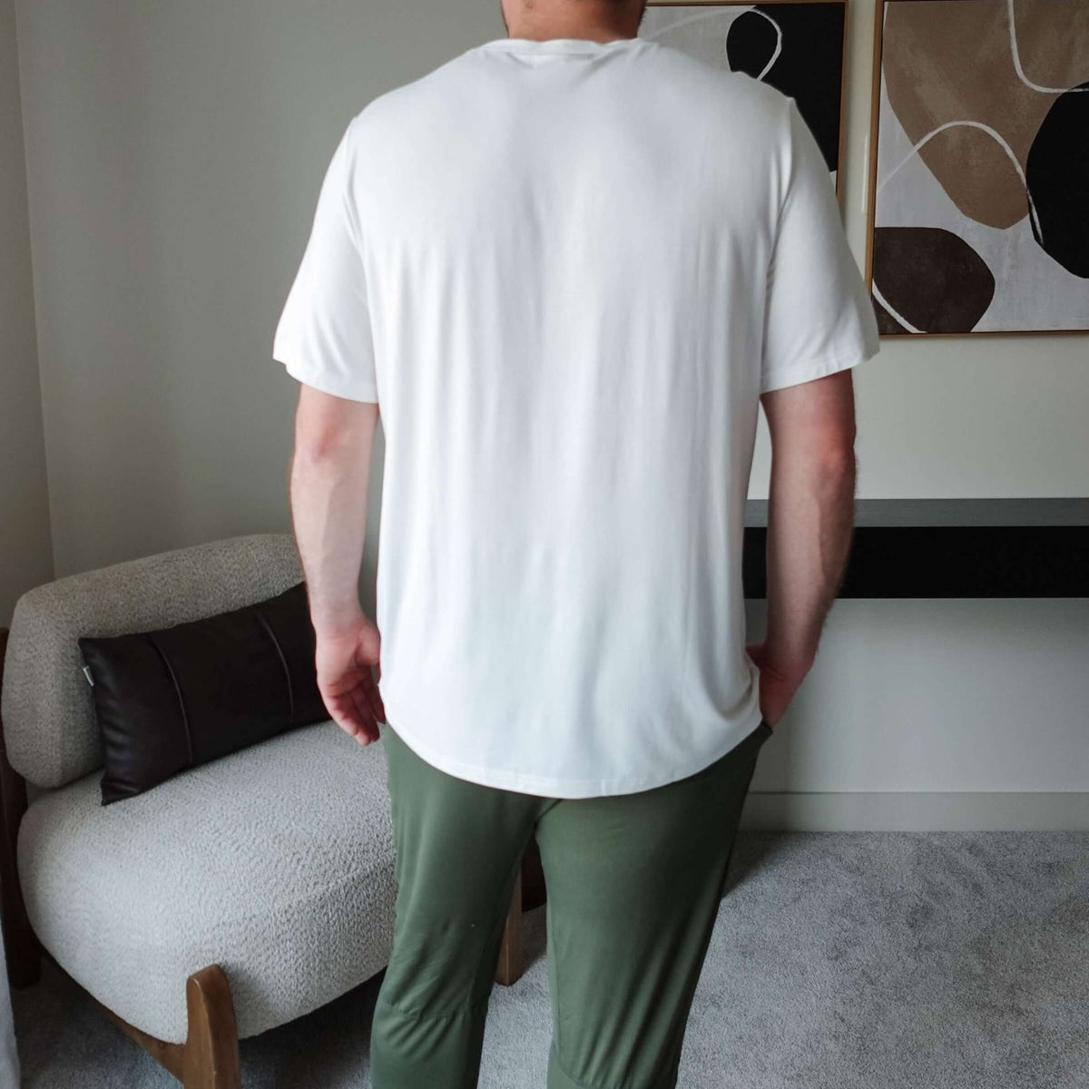 Short Sleeve Tee - Unisex Bamboo | White