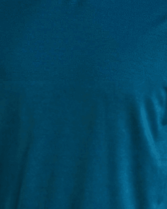 Bob's Sleepwear Co. Bamboo Long Sleeve Tee Midnight Teal product shot — Cloud Nine Pajamas Edmonton