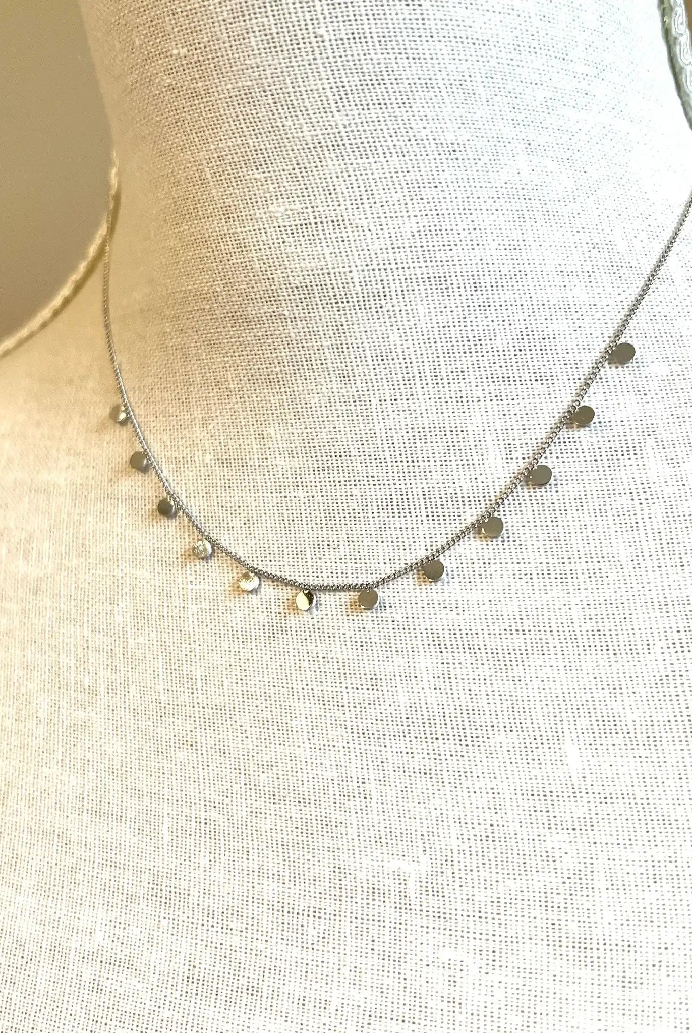 Mini Coin Necklace - Royce & Oak - Cloud Nine Pajamas