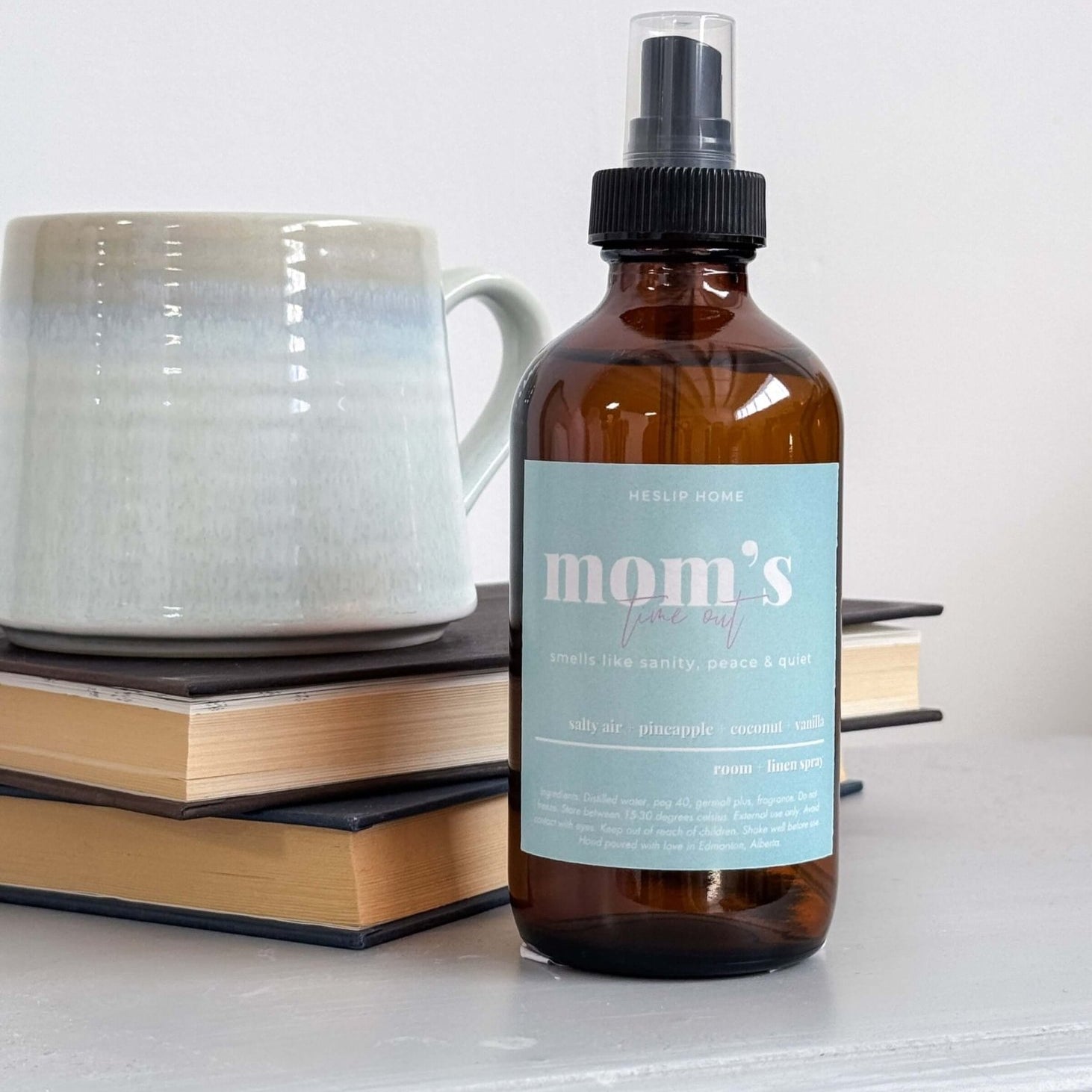 Mom's Time Out 8oz Room & Linen Spray | Salt + Pineapple + Coconut + Vanilla