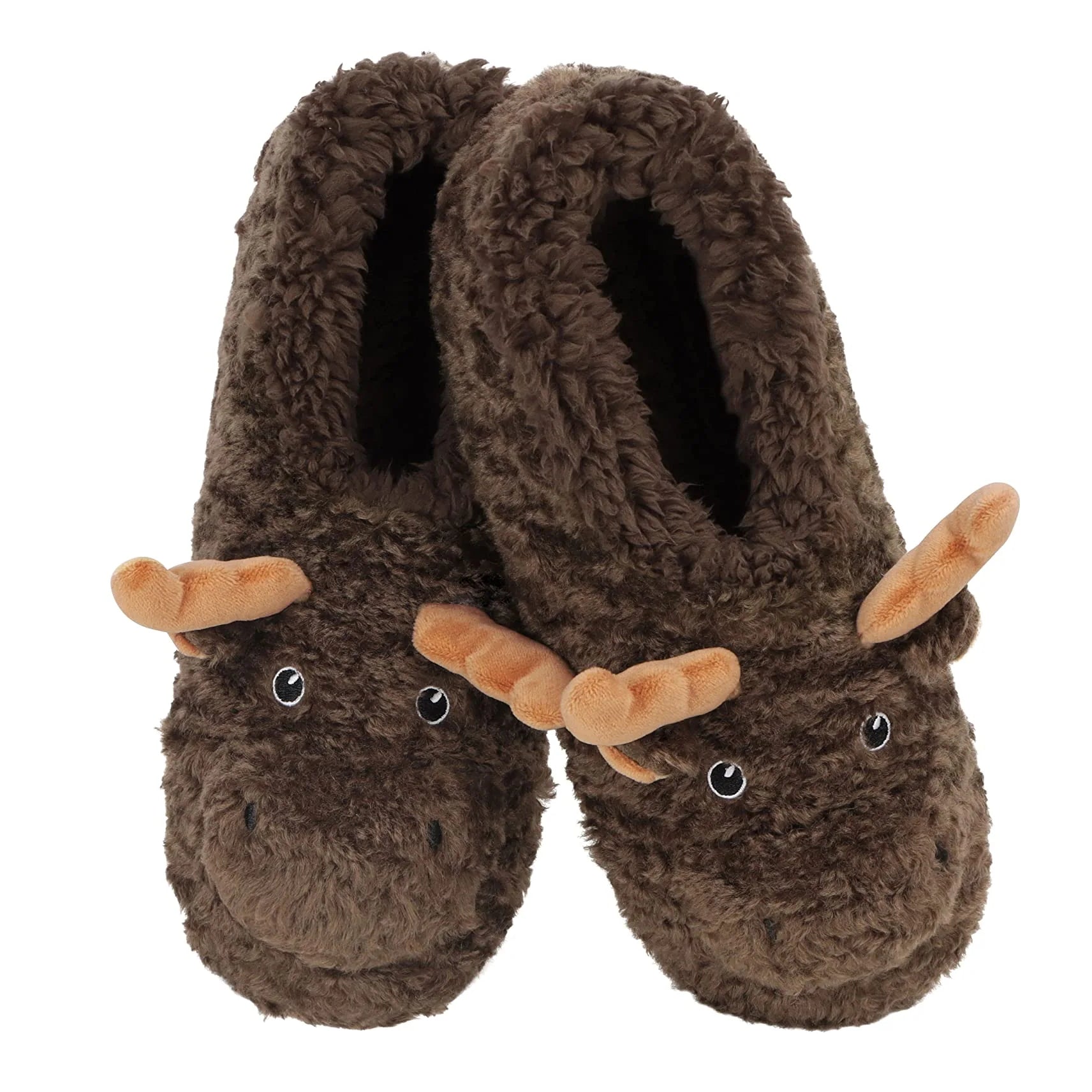 moose mountain animal snoozie slippers SNOOZIES Mountain Animal Slippers - Moose or Black Bear