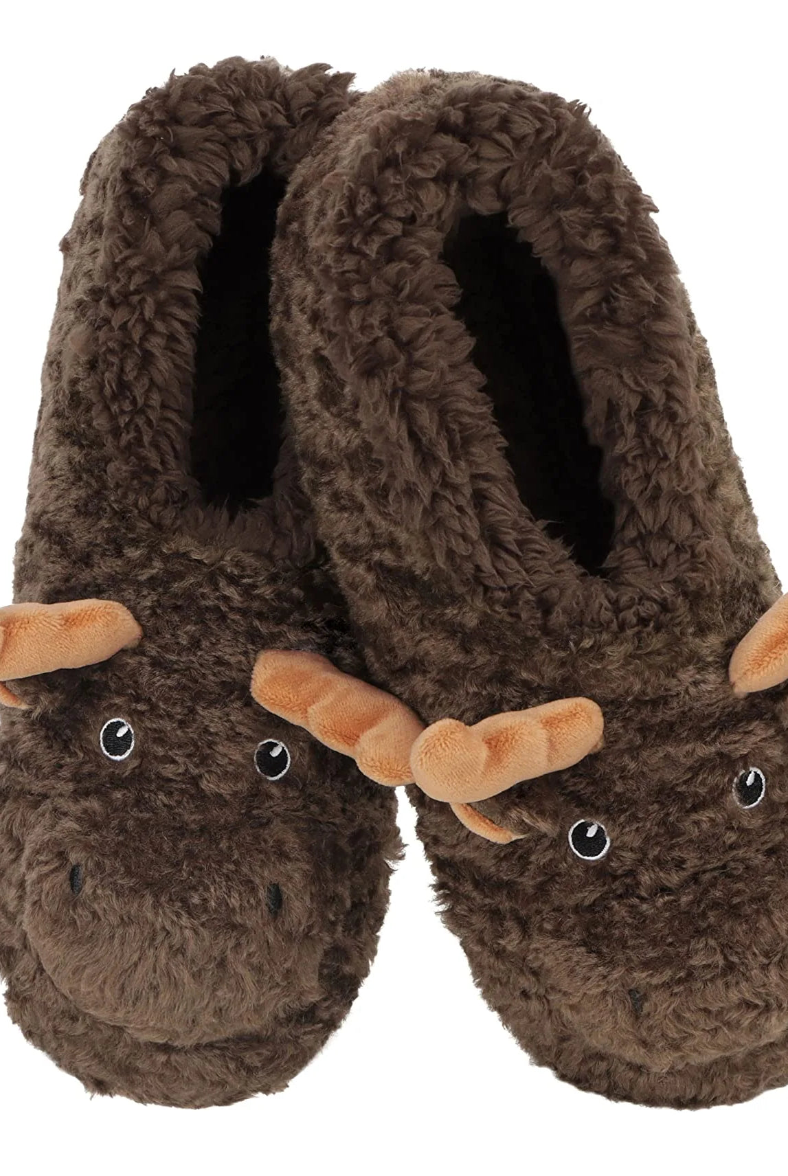 moose mountain animal snoozie slippers SNOOZIES Mountain Animal Slippers - Moose or Black Bear