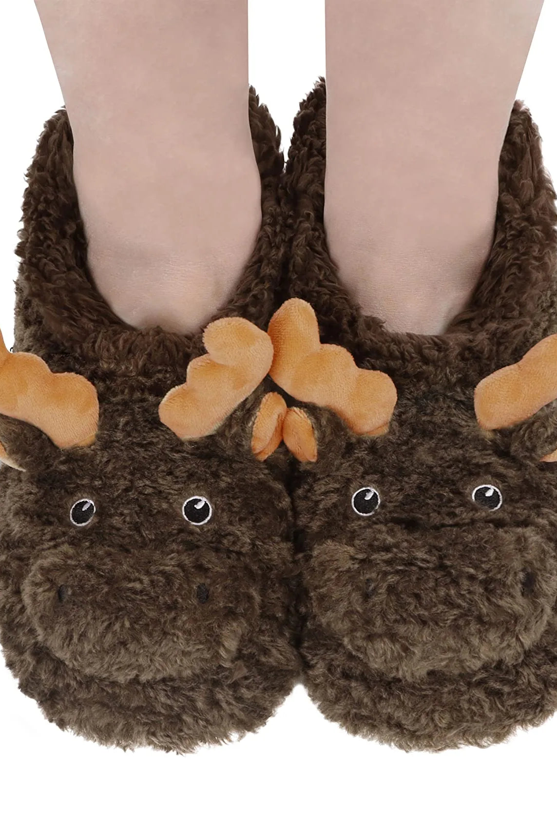 moose mountain animal snoozie slippers SNOOZIES Mountain Animal Slippers - Moose or Black Bear
