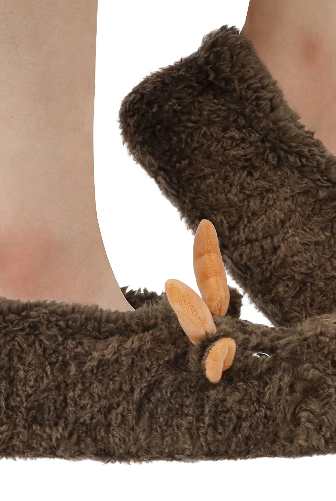 moose mountain animal snoozie slippers