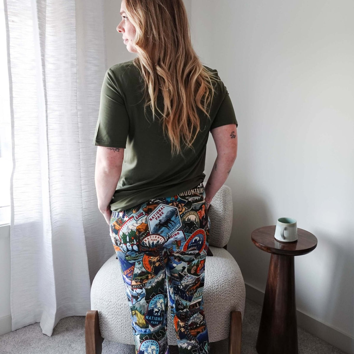 Mountains Are Calling Unisex Bamboo Jogger