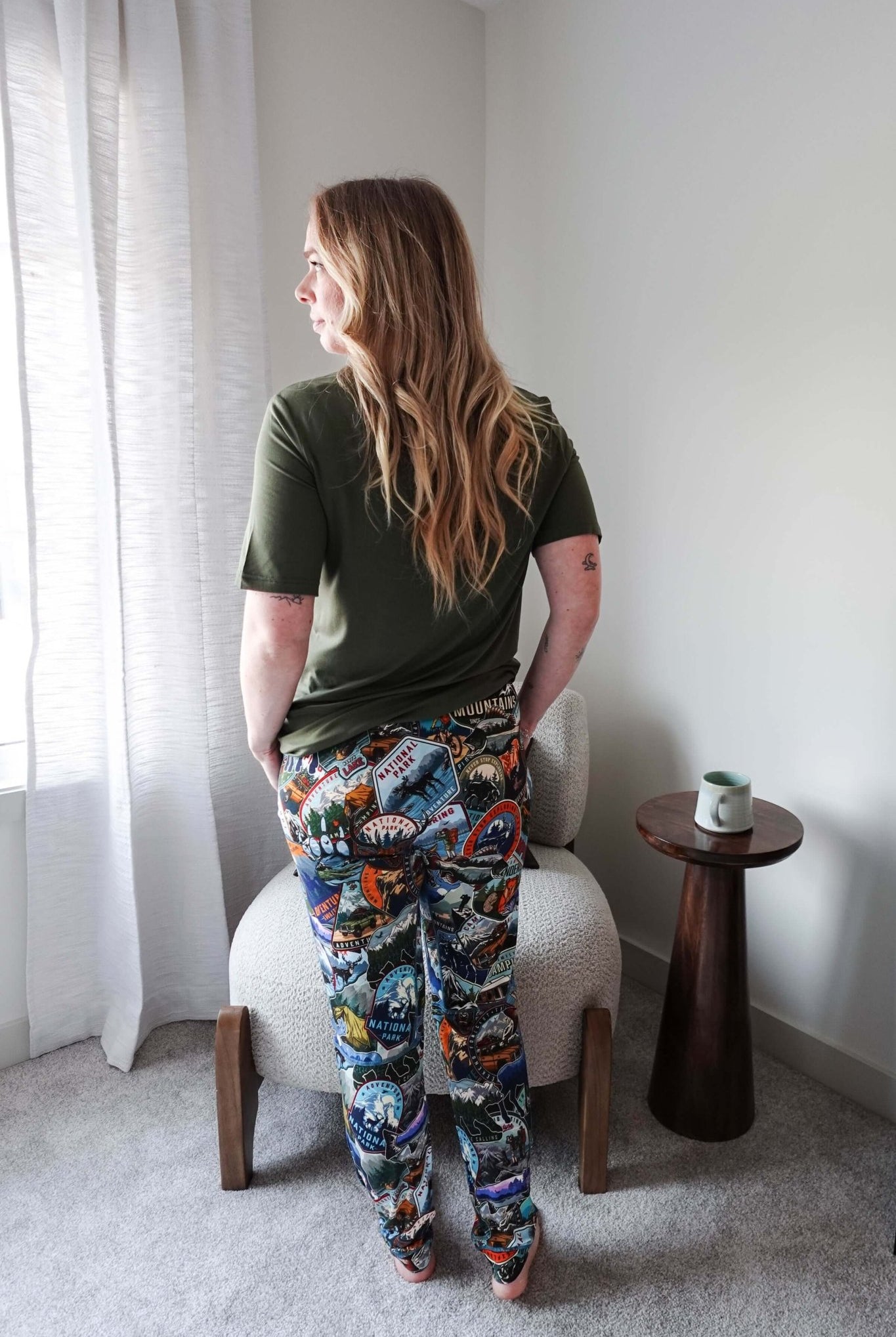 Mountains Are Calling Unisex Bamboo Jogger
