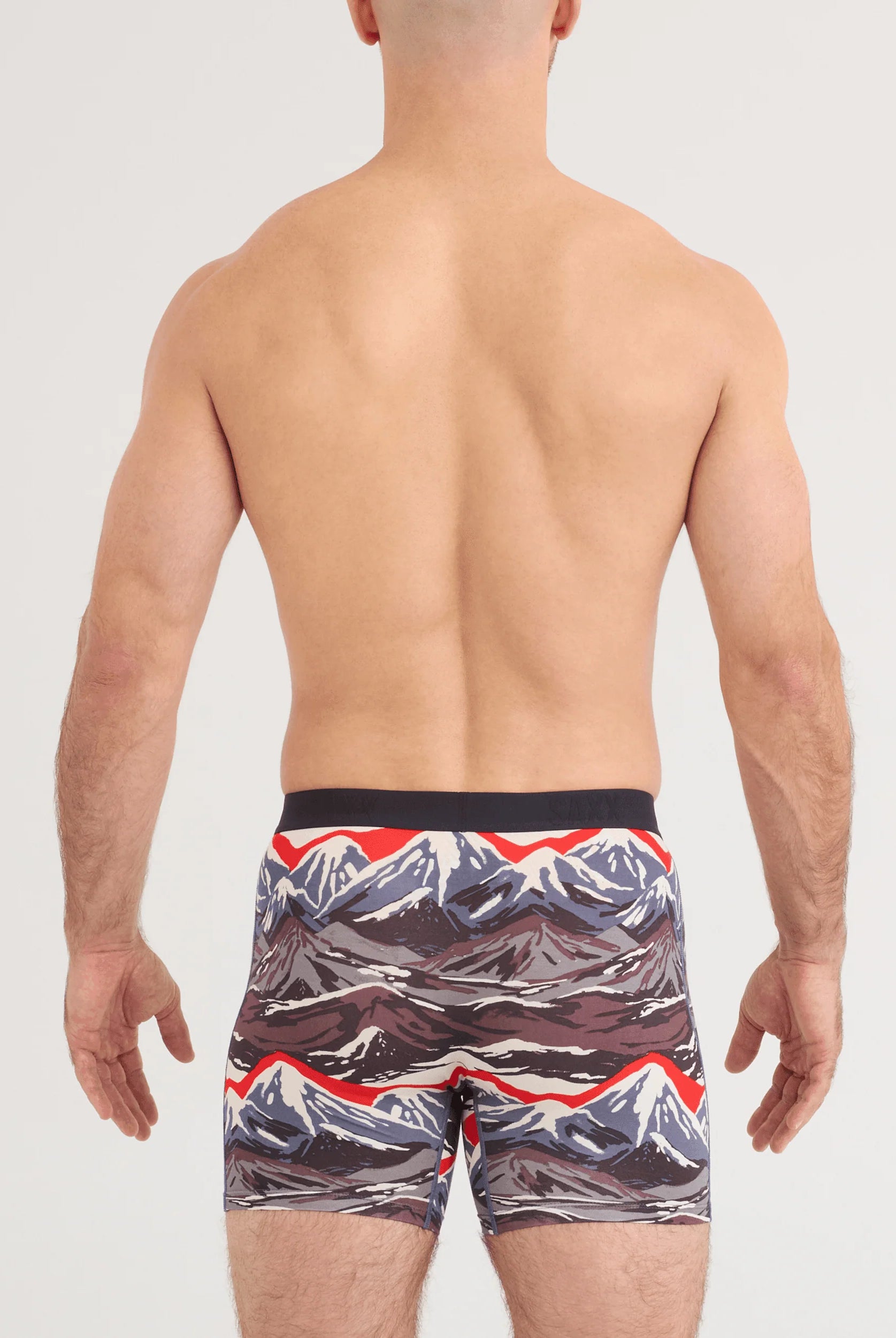 SAXX Vibe Xtra Soft Boxer Brief Mountain Top back on model — Cloud Nine Pajamas