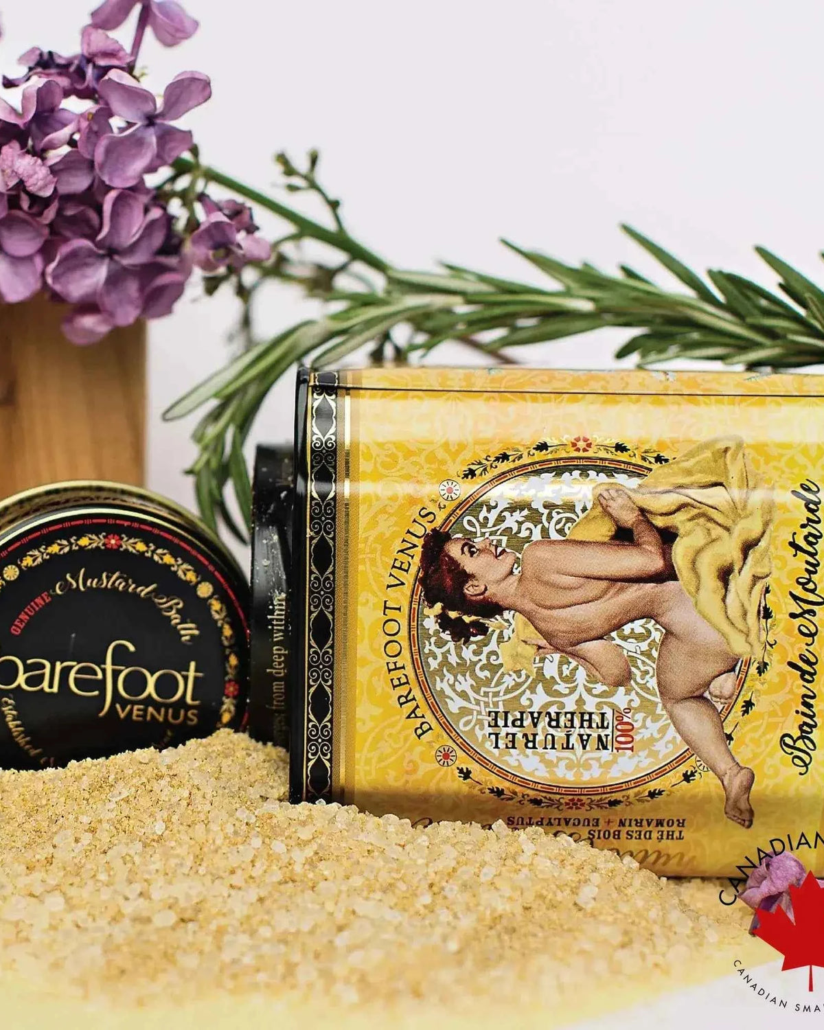 Mustard Bath 480G Tin + 1KG Refill Detoxifying Set | Barefoot Venus