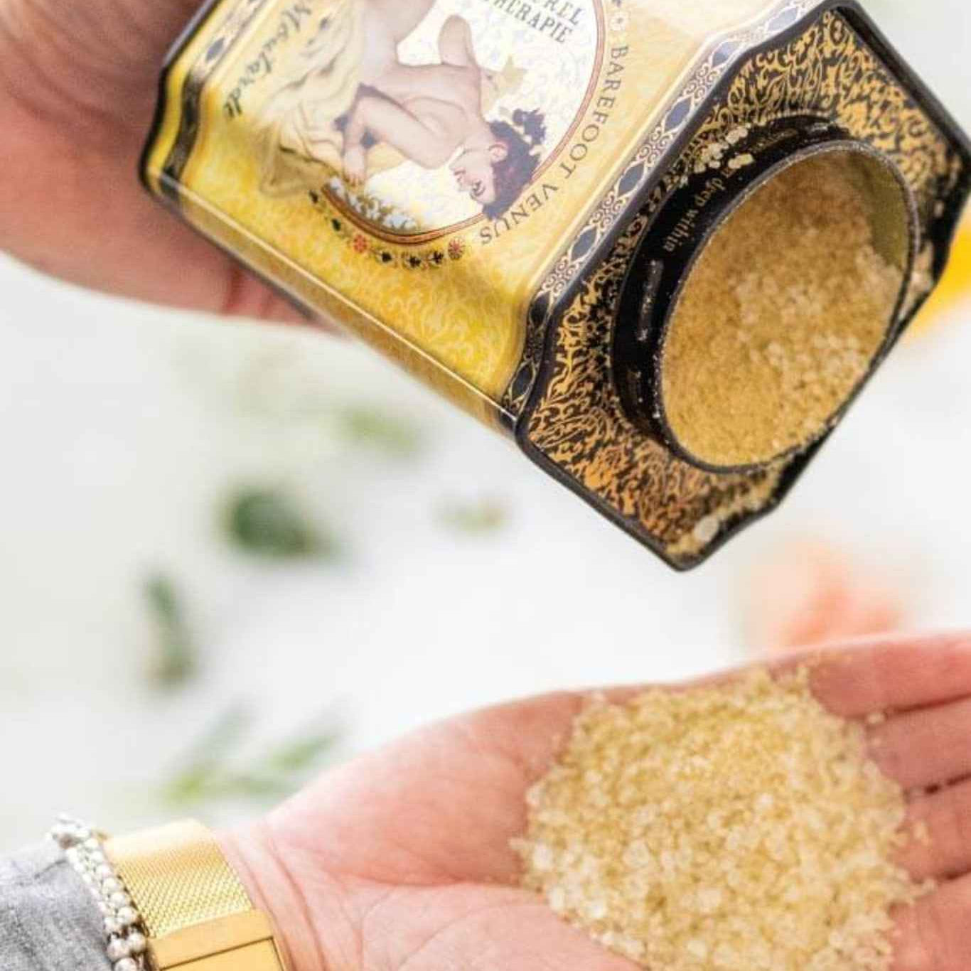 Mustard Bath 480G Tin + 1KG Refill Detoxifying Set | Barefoot Venus