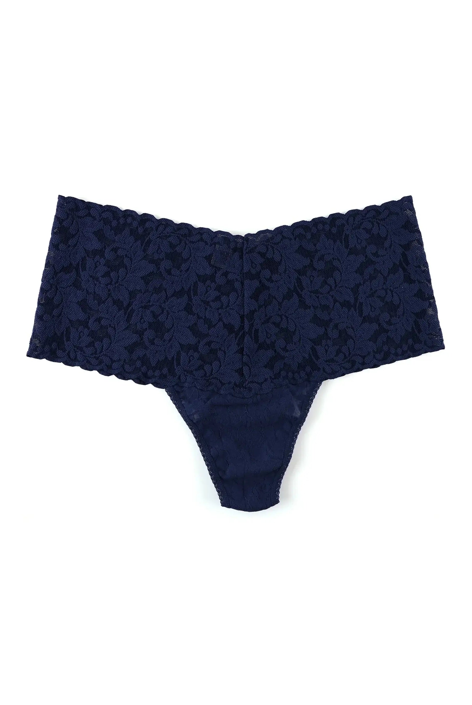 Hanky Panky Retro Thong flat lay – elegant lace underwear