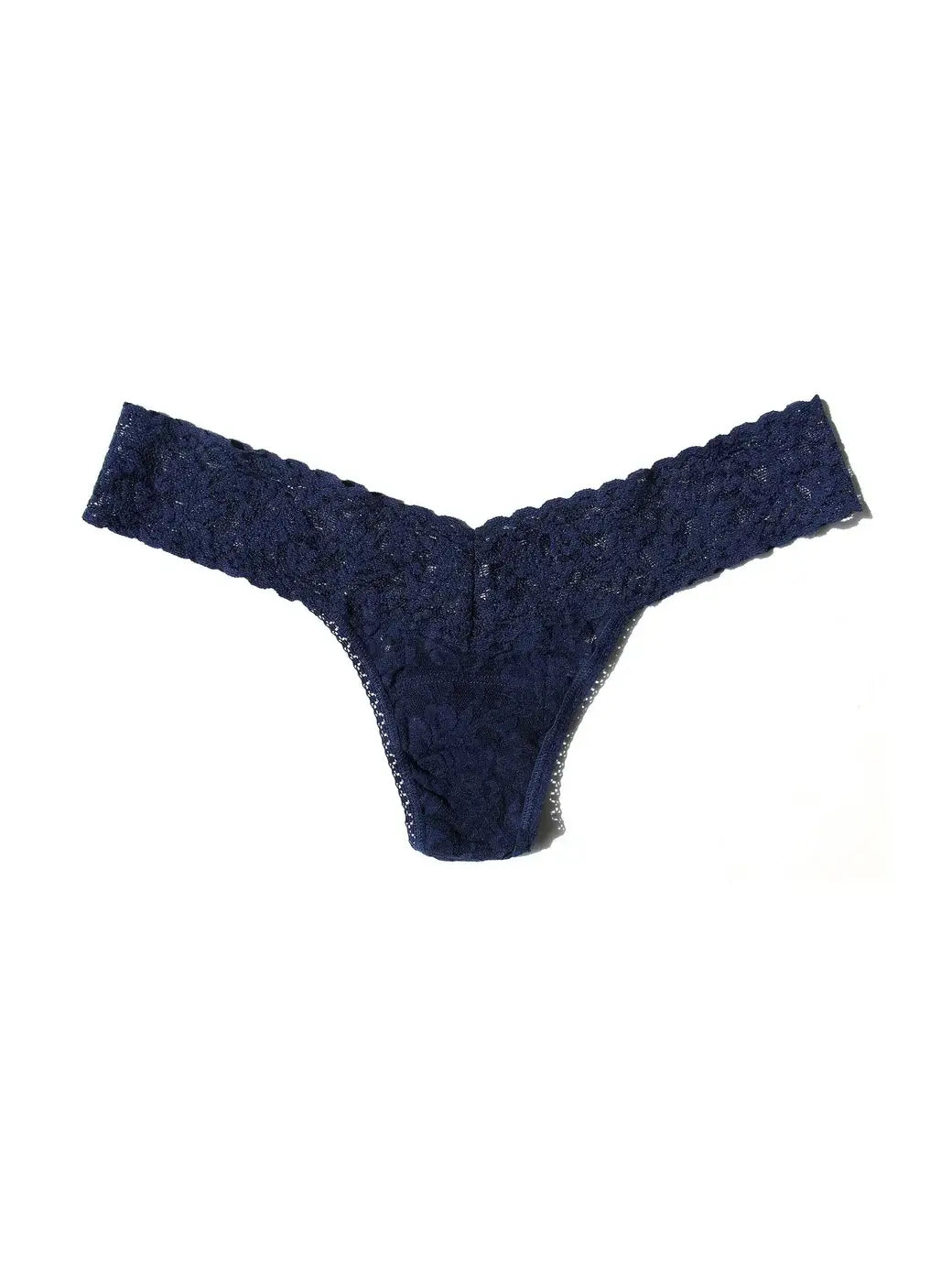 navy low rise thong hanky panky lace