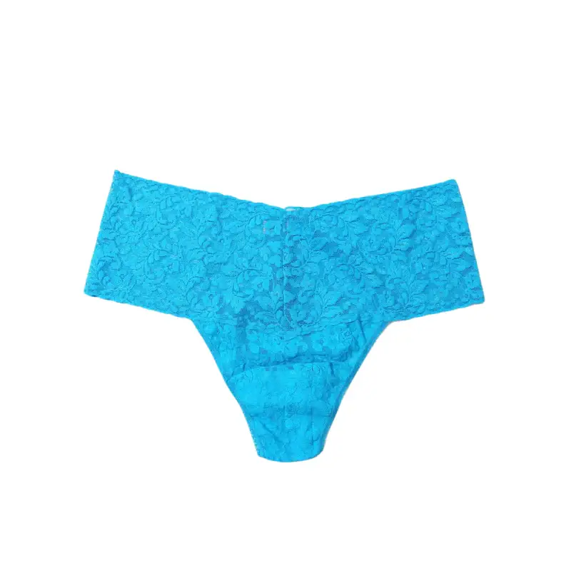 Tanga retro Hanky Panky | Tanga de encaje de cintura alta | Talla única