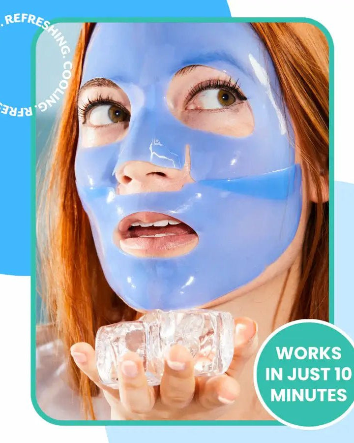 On Ice Firming Hydrogel Facial Mask | Patchology (1 Mask) - Patchology - Cloud Nine Pajamas